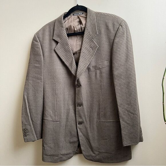 Georgio Armani Mens Suit jacket blazer wool blend  Size 40R - Picture 1 of 4